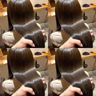 ロング カラー レイヤーカット/ 縮毛矯正🇰🇷早坂のヘアスタイル