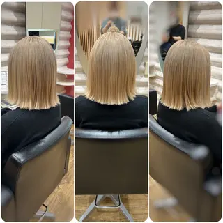 ミディアム カラー KON|ごまかさない 艶。酸熱×精密カットのヘアスタイル