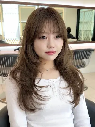 ミディアム 縮毛矯正特化 髪質改善辻良輝のヘアスタイル