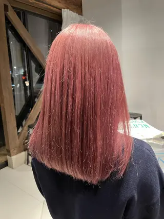 セミロング カラー 林 美優のヘアスタイル