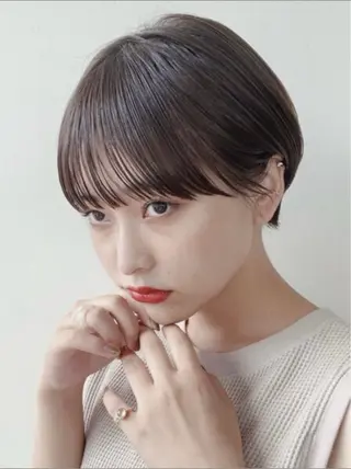 ショート やました もえかのヘアスタイル