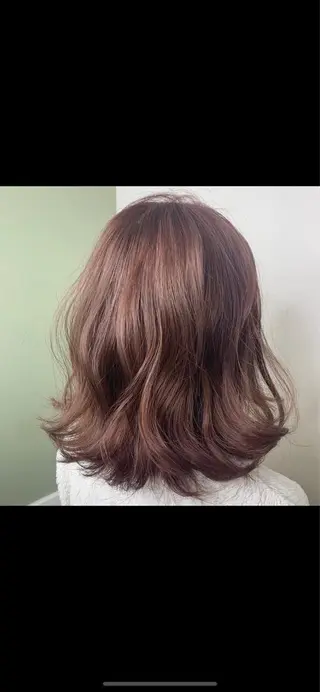 ミディアム カラー 松平 拓巳のヘアスタイル