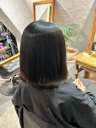 ミディアム 新宿/髪質改善 艶カラー👶Renaのヘアスタイル
