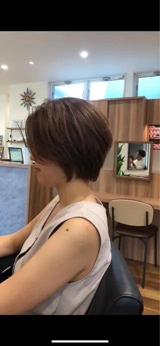 ショート パーマ 佐藤 剛のヘアスタイル