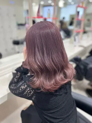 セミロング 🎀淡めモテカラー WAKANA🎀のヘアスタイル