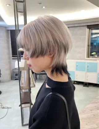 ショート ♡似合わせ ♡ハイトーン♡のヘアスタイル