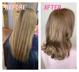 ミディアム カラー Luzir⭐︎ GEN⭐︎のヘアスタイル