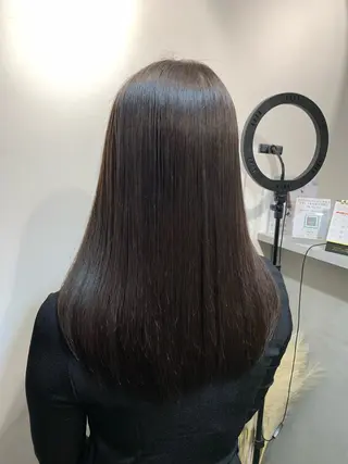 ロング パーマ ブリーチでもできる 縮毛矯正相原慎🌈のヘアスタイル