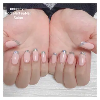 ミディアム ネイル 🐾enen style 🐾のネイルデザイン