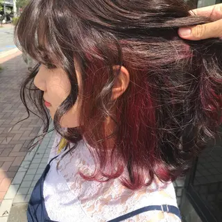 ミディアム 👑満足度1000% 重村　春奈👑のヘアスタイル