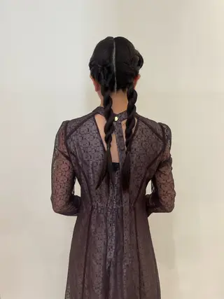 ヘアアレンジ hair set 髪質改善のヘアスタイル