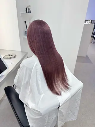 ロング カラー ブリーチ/艶カラー 💎koharu💎のヘアスタイル