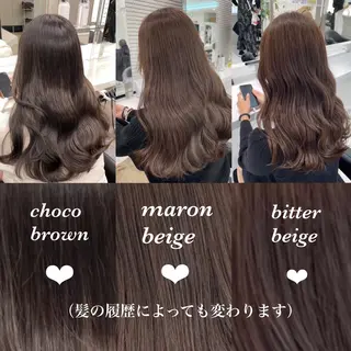 ロング カラー トレンド韓国ヘアー♡ 横浜美容室♡のヘアスタイル