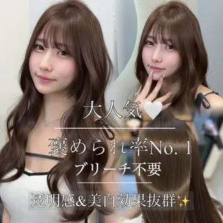 ミディアム 中顔面縮小/ 髪質改善/MaCoのヘアスタイル