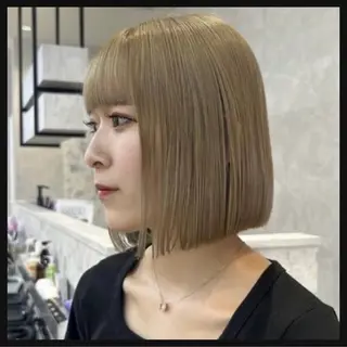 ショート 透明感Wカラー/ 似合わせボブ👑涼介のヘアスタイル