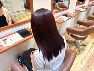 セミロング カラー 🩷RIHO 🩷のヘアスタイル