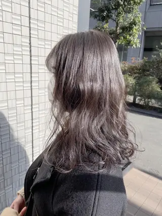 カラー 透明感ベージュ/ レイヤー/ 髙橋一哉のヘアスタイル