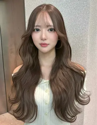 ロング カラー 香月 元希のヘアスタイル