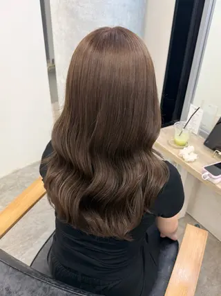 ロング カラー ヘアアレンジ Himawari♡ 柔らかいカラーのヘアスタイル