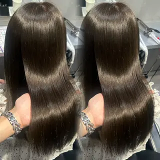 ロング ブリーチなし透明感 カラー🤍ྀིきららのヘアスタイル