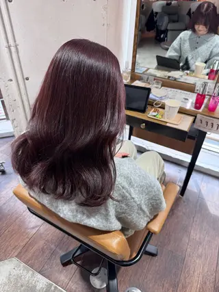 セミロング AVANCE.ens 広島袋町店ayuのヘアスタイル