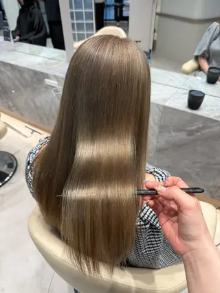 ロング カラー 木村 智美のヘアスタイル