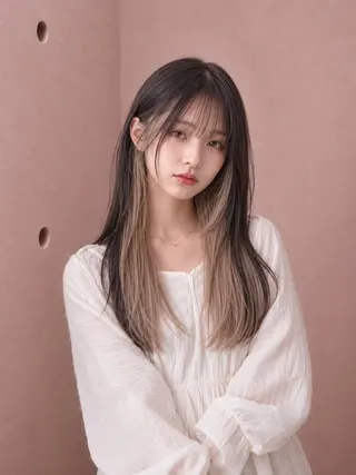 セミロング 池袋/ブリーチ🌈 ダブルカラー🌟のヘアスタイル
