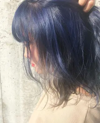 セミロング 小川 美咲のヘアスタイル