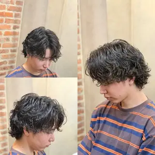 ミディアム まー ぼーのヘアスタイル