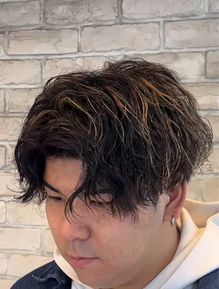 ショート メンズ 横浜メンズ特化/ カットパーマ/マサトのヘアスタイル