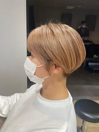 ショート 前田 菜奈子のヘアスタイル
