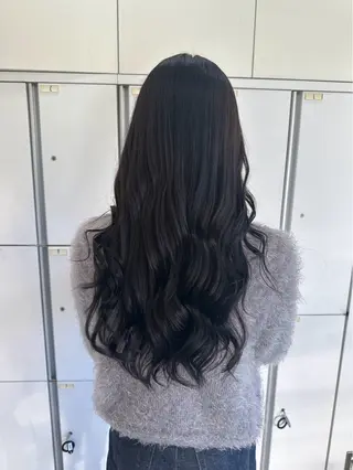ロング カラー デザインカラー/新百 合ヶ丘/ブリーチのヘアスタイル