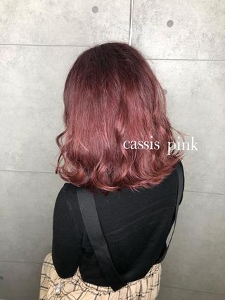 ミディアム 岸川 恭子のヘアスタイル