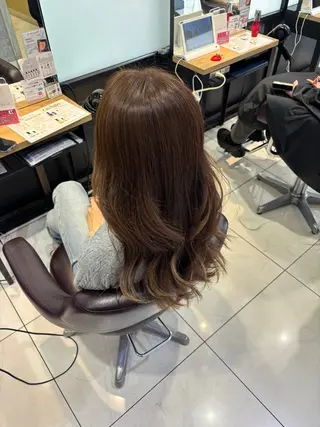 ロング カラー 透明感ダブルカラー/ レイヤー💕miyuのヘアスタイル
