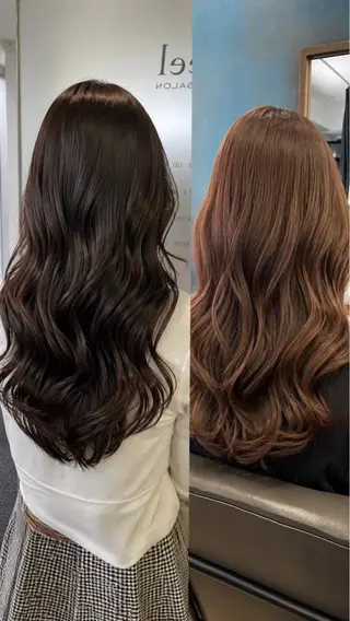 ロング レイヤー/デジパ SAKIのヘアスタイル