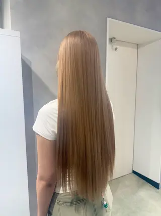 ロング カラー ハイトーン/うる艶 🤍カラー Mioのヘアスタイル