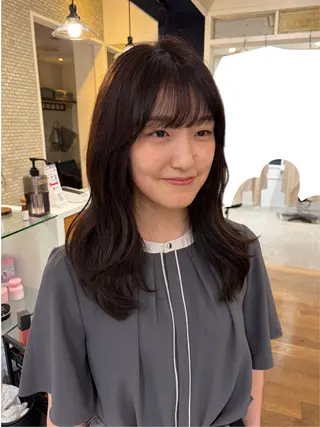 ロング 無料カットモデル‪✨ ✂️Nanami🌷のヘアスタイル