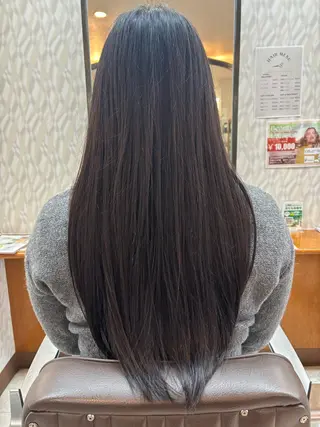 ロング カラー 亀山 来未のヘアスタイル