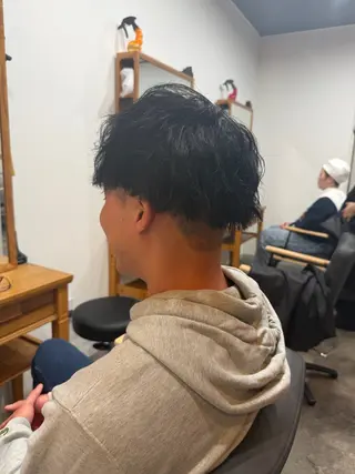 ショート パーマ メンズ Meteor 店長 祝田涼太のヘアスタイル