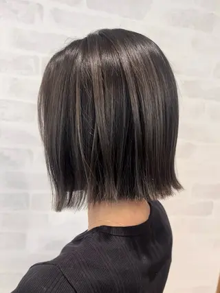 ミディアム カラー 顔周りカット/透明感 カラー🤍大塚蛍のヘアスタイル