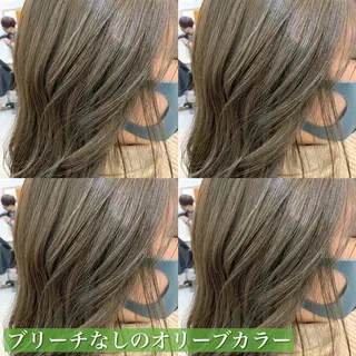 ミディアム カラー navile原宿 yumaのヘアスタイル