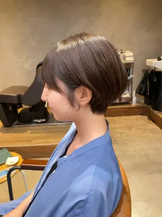 ショート カラー 【ショートカット 美髪矯正】今井隆太のヘアスタイル