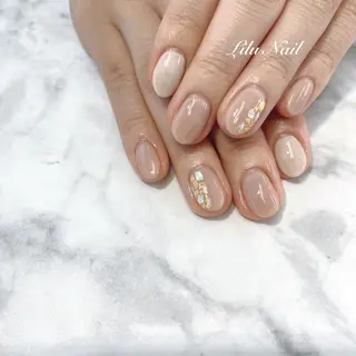ネイル モチの良さ◉ フィルインネイル♡のネイルデザイン