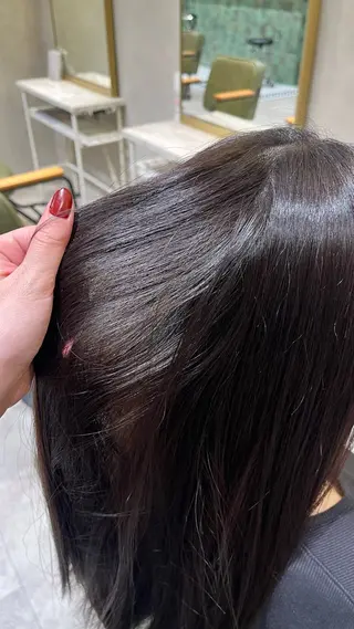 ロング カラー カラー/クロスパーマ /髪質改善/AiNAのヘアスタイル