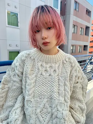 カラー 薄井 稜太のヘアスタイル