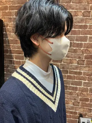 ショート カラー パーマ ヘアアレンジ メンズ キッズ ネイル マツエク・マツパ アイブロウ 久木原 ゆりのヘアスタイル