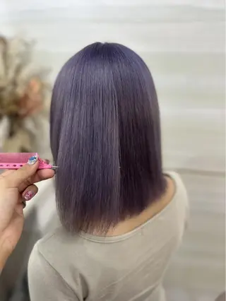 ショート カラー 🩶ブリーチ／カット ／大宮／あやね⛓🩶のヘアスタイル