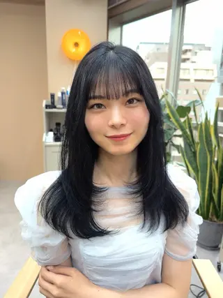 セミロング カラー Ayaka🩰🎀 ガーリー/暖色♡のヘアスタイル
