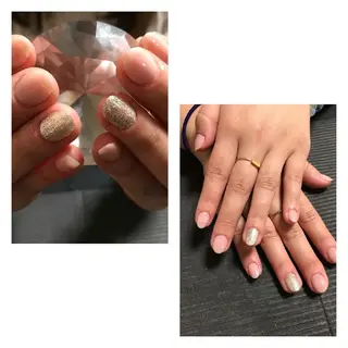 ネイル モチの良さ◉ フィルインネイル♡のネイルデザイン