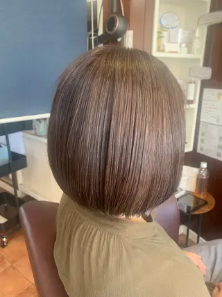 ミディアム カラー (髪質改善NAOS) EMIのヘアスタイル